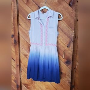 Anama Anthropologie embroidered flowy dress medium